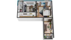 Helle 2-Zimmer-Wohnung mit Balkon • Erstbezug nach Modernisierung • citynah am Südkanal