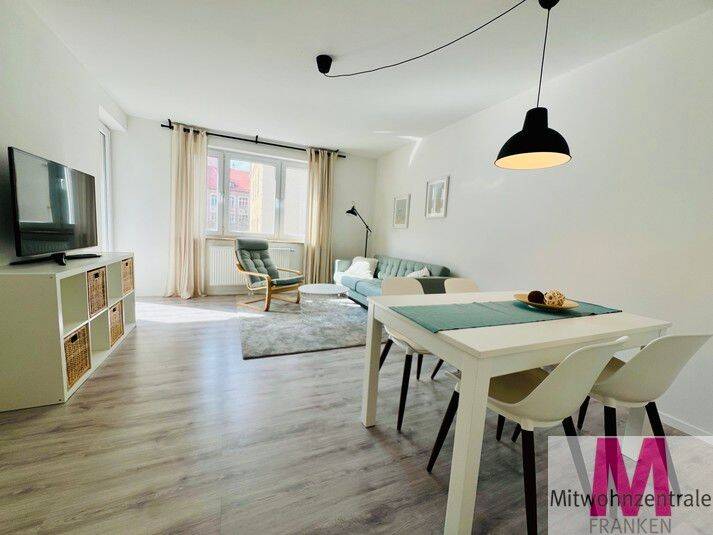 Voll möblierte, modern eingerichtete 3-Zimmer-Wohnung mit Balkon in Schoppershof – Nürnberg – Vorschaubild 2