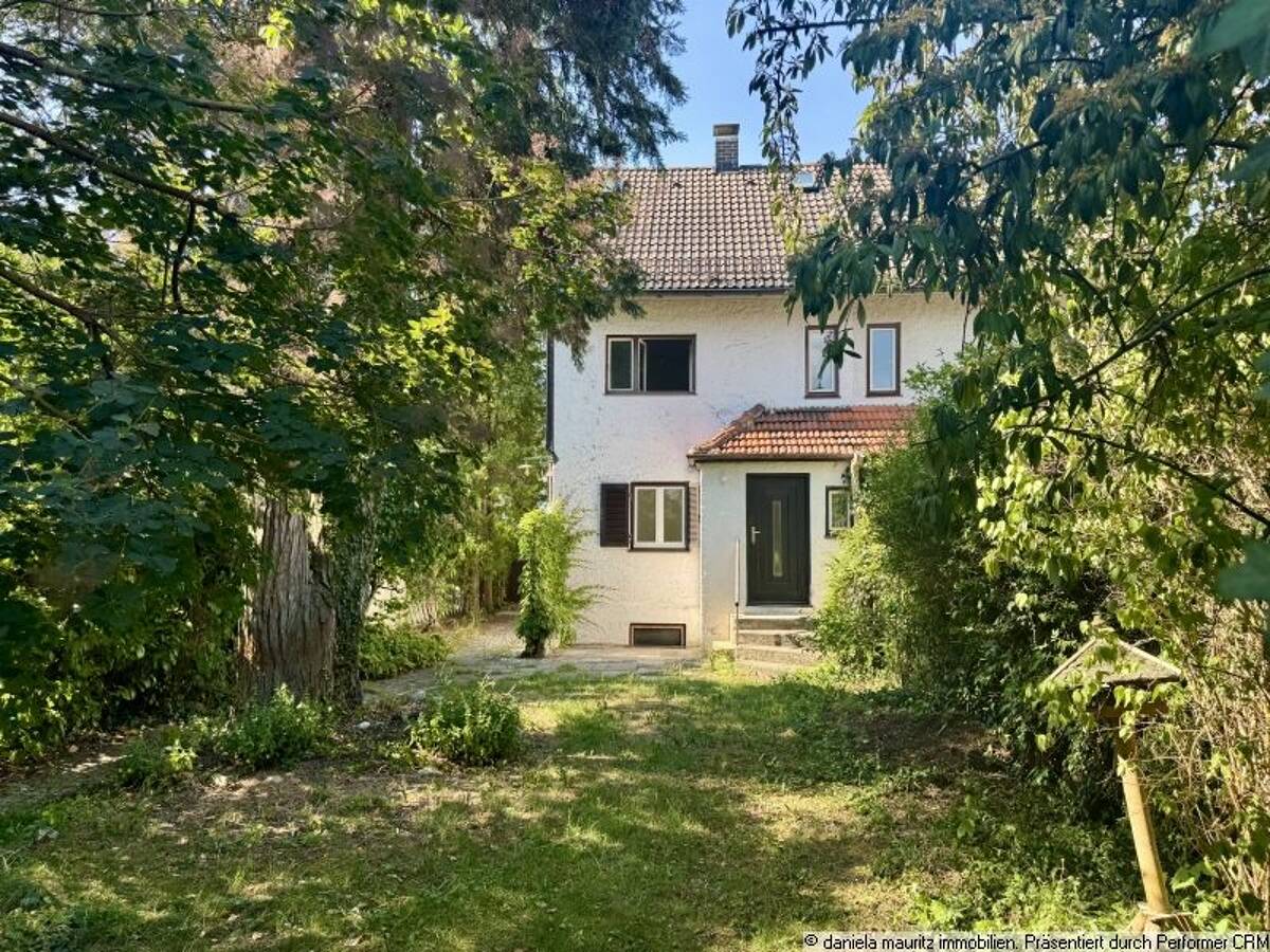 Alte Seele erhofft neuen Schwung - kleine DHH mit parkähnlichem Garten in schöner Lage – 81245 München – Bild 1 von 9