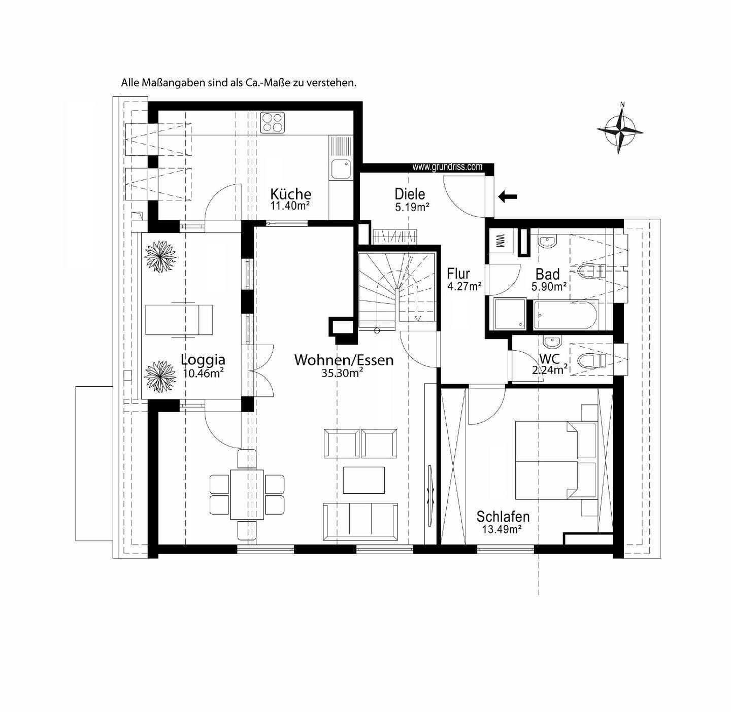 AIGNER - Moderne Maisonette mit traumhaftem Blick ins Grüne, hohem Freizeitwert und S-Bahn-Nähe – München – Vorschaubild 8