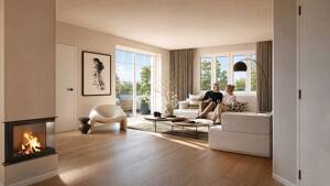 Moderne XXL DG Wohnung mit 3 Schlafzimmern & zwei Dachterrassen - QNG-Förderung ab 1,69 % p. a.