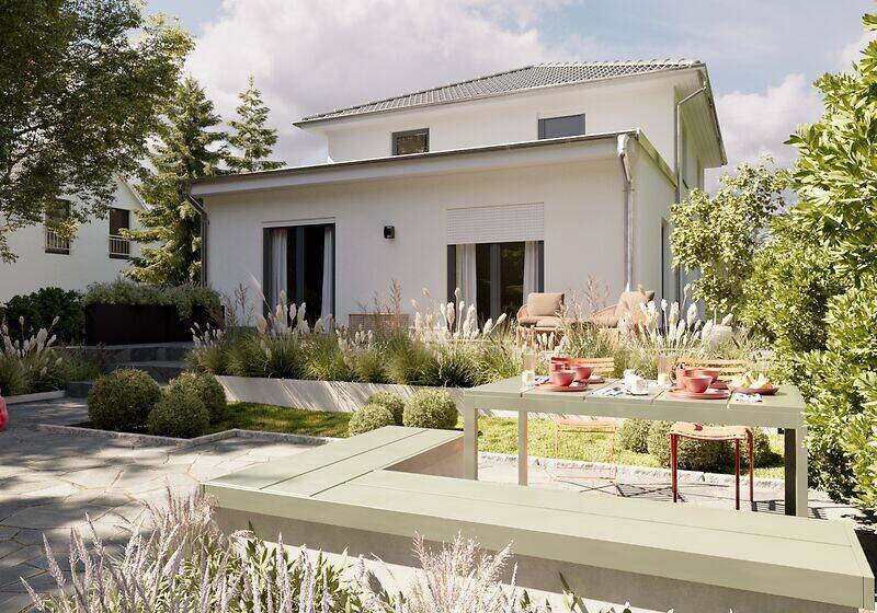 Moderne Optik und funktionaler Grundriss - die Stadtvilla mit Staffelgeschoss – Vlotho – Bild 1 von 9