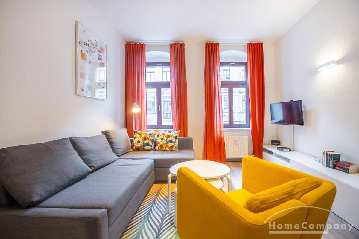 117812 HomeCompany Dresden Möbliert/Furnished 2-Zimmer Apartment in Dresden-Neustadt max. 2 Personen – 1099 Dresden – Bild 1 von 9