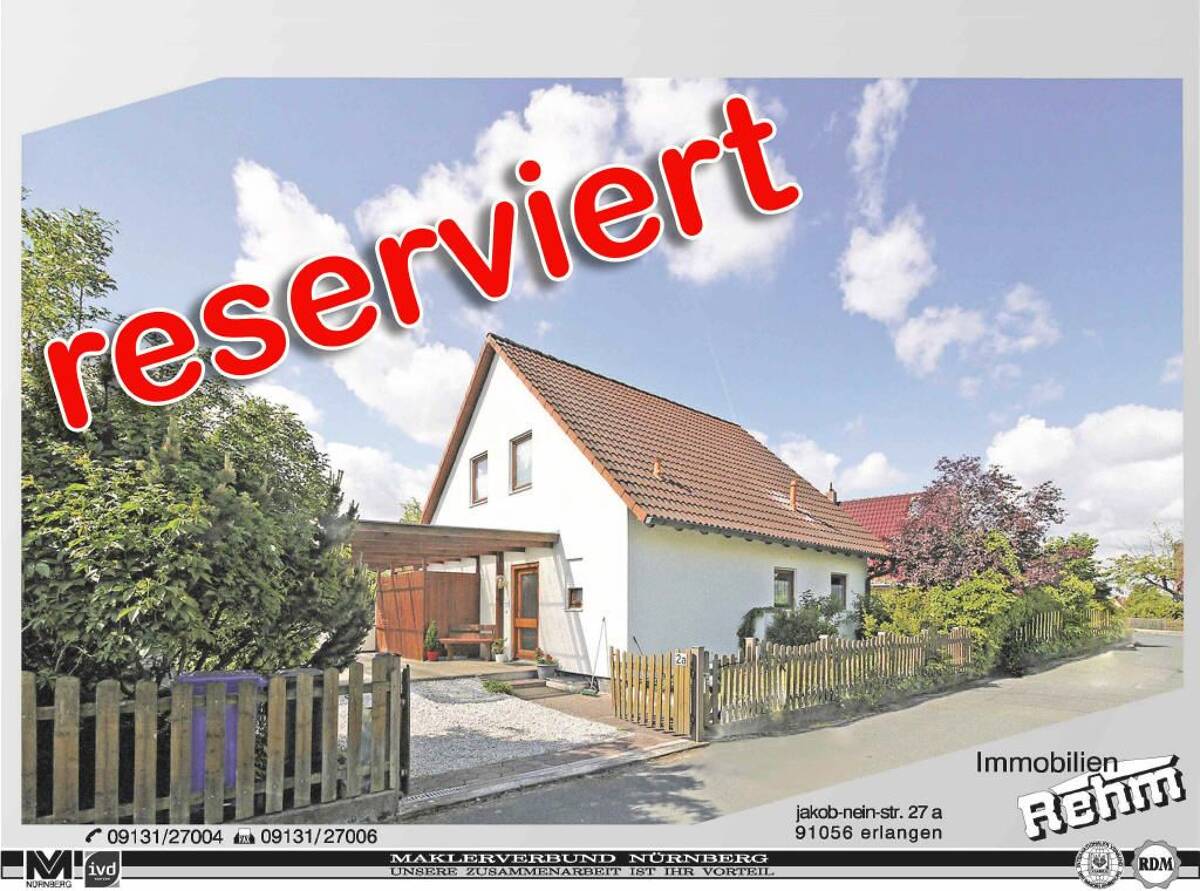 Freistehendes Einfamilienhaus – 91058 Erlangen – Bild 1 von 9