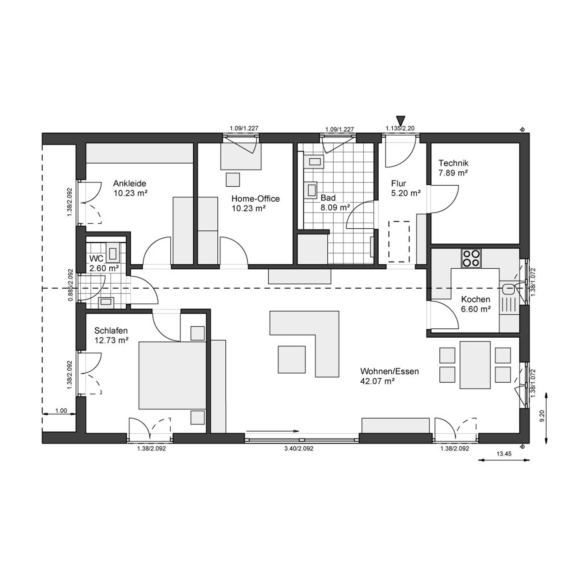 Bungalow in 58456 Witten mit 110 m² kaufen
