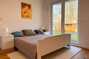 Wohnen wie im Haus: Ebenerdig 3 Zimmer mit Garten u. Tiefgarage am Bürgerpark im Neubau von 2023 – 27570 Bremerhaven – Vorschaubild 8