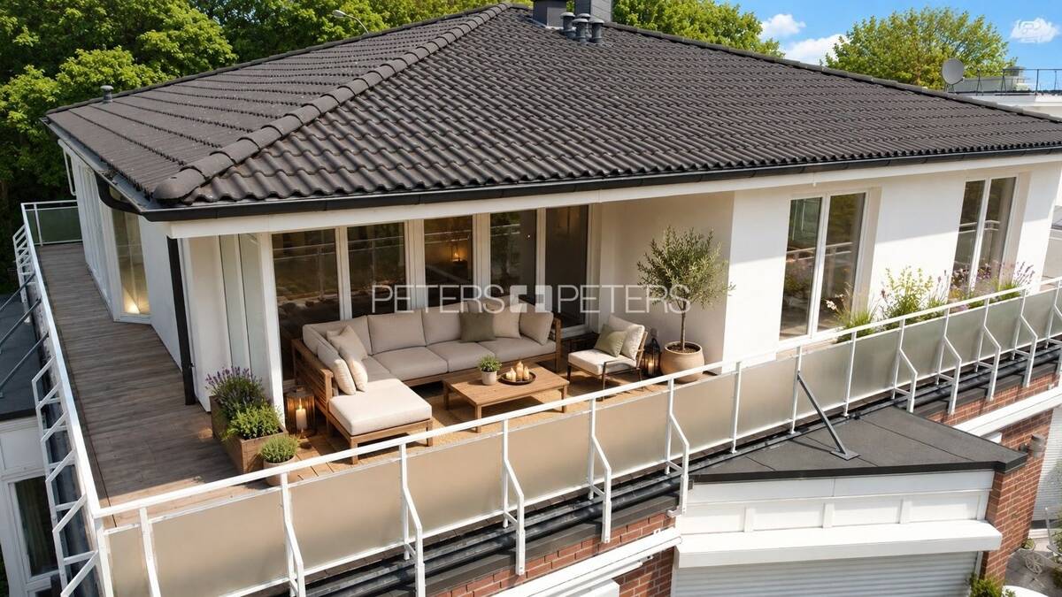 Direkt vom Aufzug ins Penthouse - Wohnkomfort mit Blick ins Alstertal – 22339 Hamburg – Bild 1 von 9