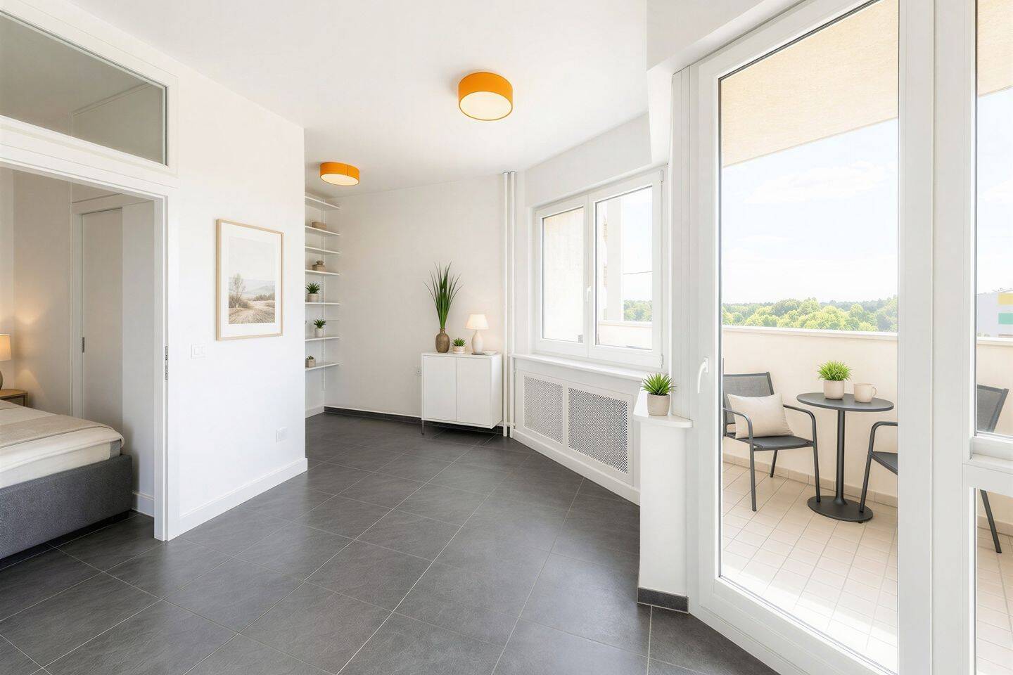 Direkte Ku'damm-Lage mit Halensee-Blick: Kernsaniertes Apartment mit Balkon in City-West