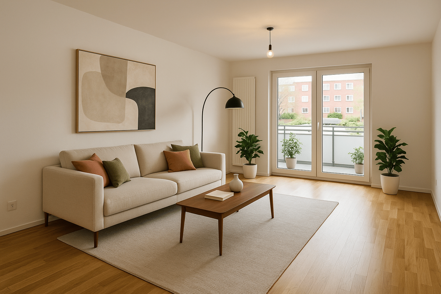 Frisch renovierte 2-Zimmer-Hochparterrewohnung in einem sanierten Objekt - bezugsfrei