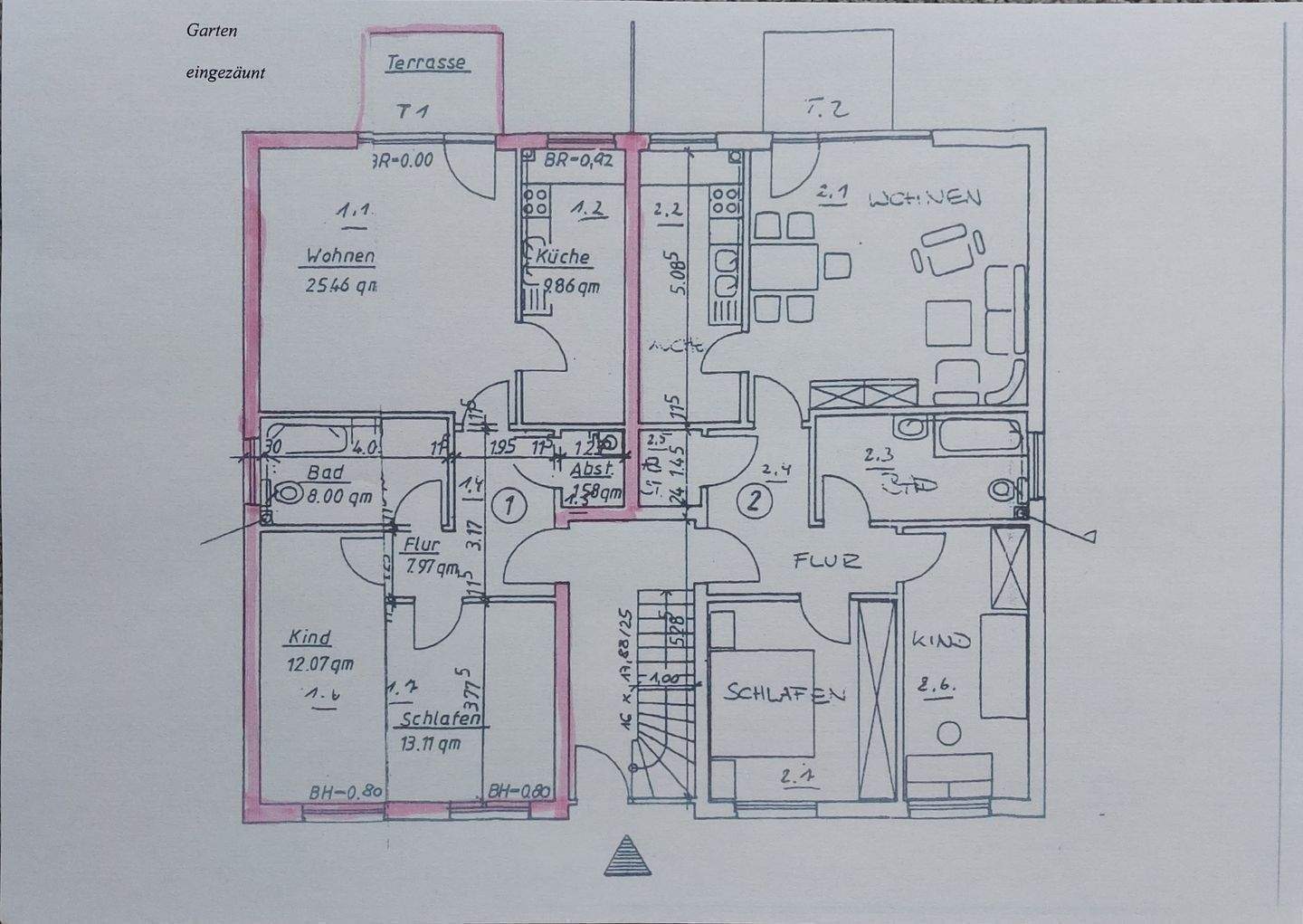Provisionsfreie 3 Zimmer, Küche, großes Bad, Abstellraum, Terrasse, eingezäunter Garten, Keller, Waschkeller, eigene separate Tiefgarage ! – Berlin – Vorschaubild 6
