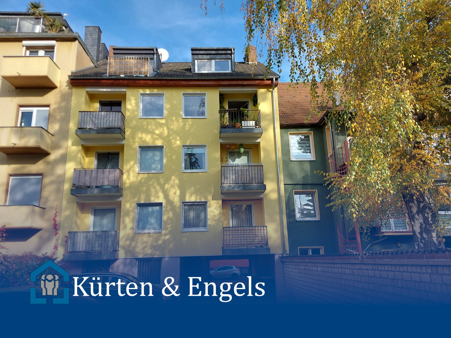 Helle 1-Zimmer-Wohnung mit Balkon nahe der Kölner City