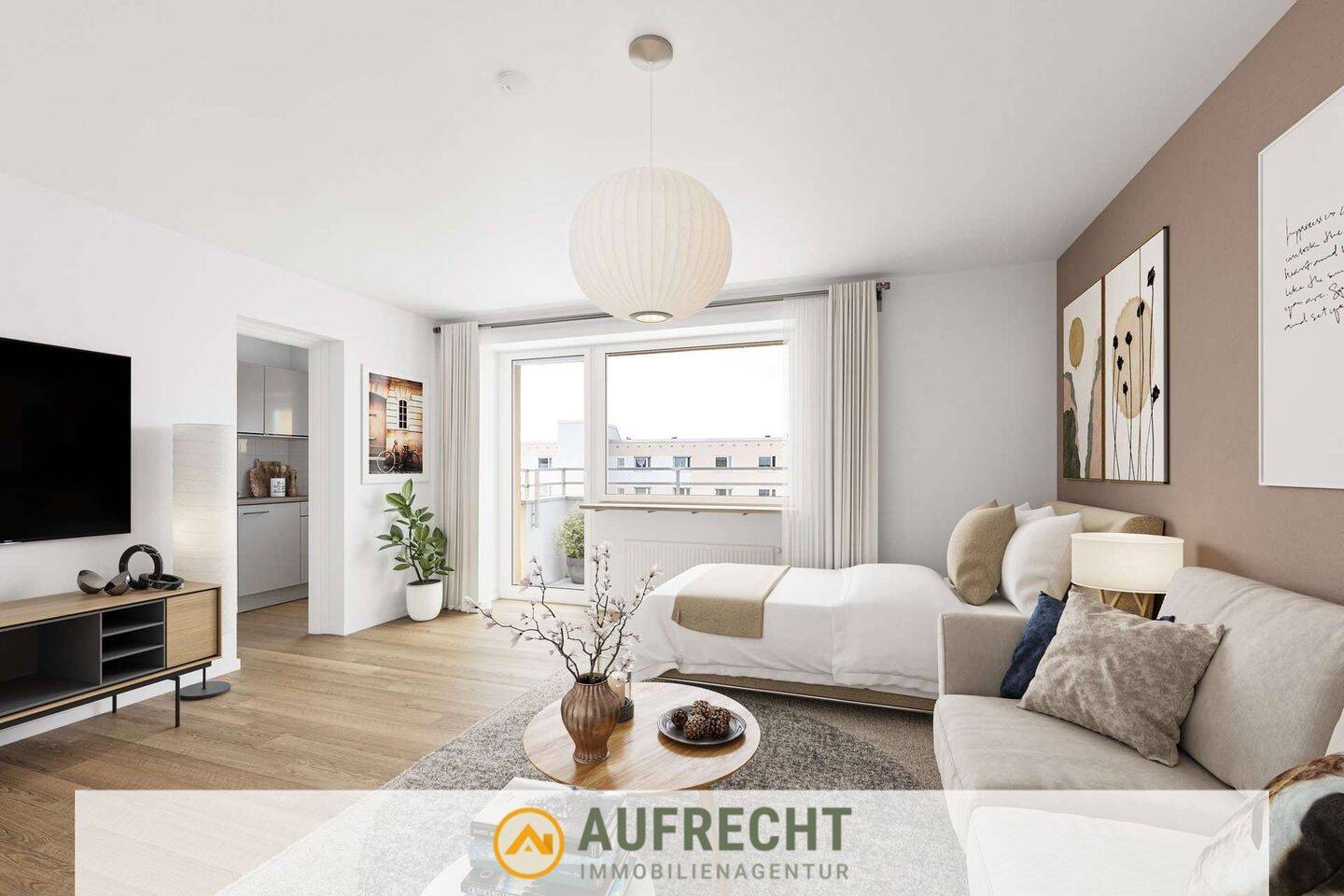 AUFRECHT °Hoch hinaus wohnen° - Charmantes 1-Zi.-Apartment mit Balkon – München – Vorschaubild 2
