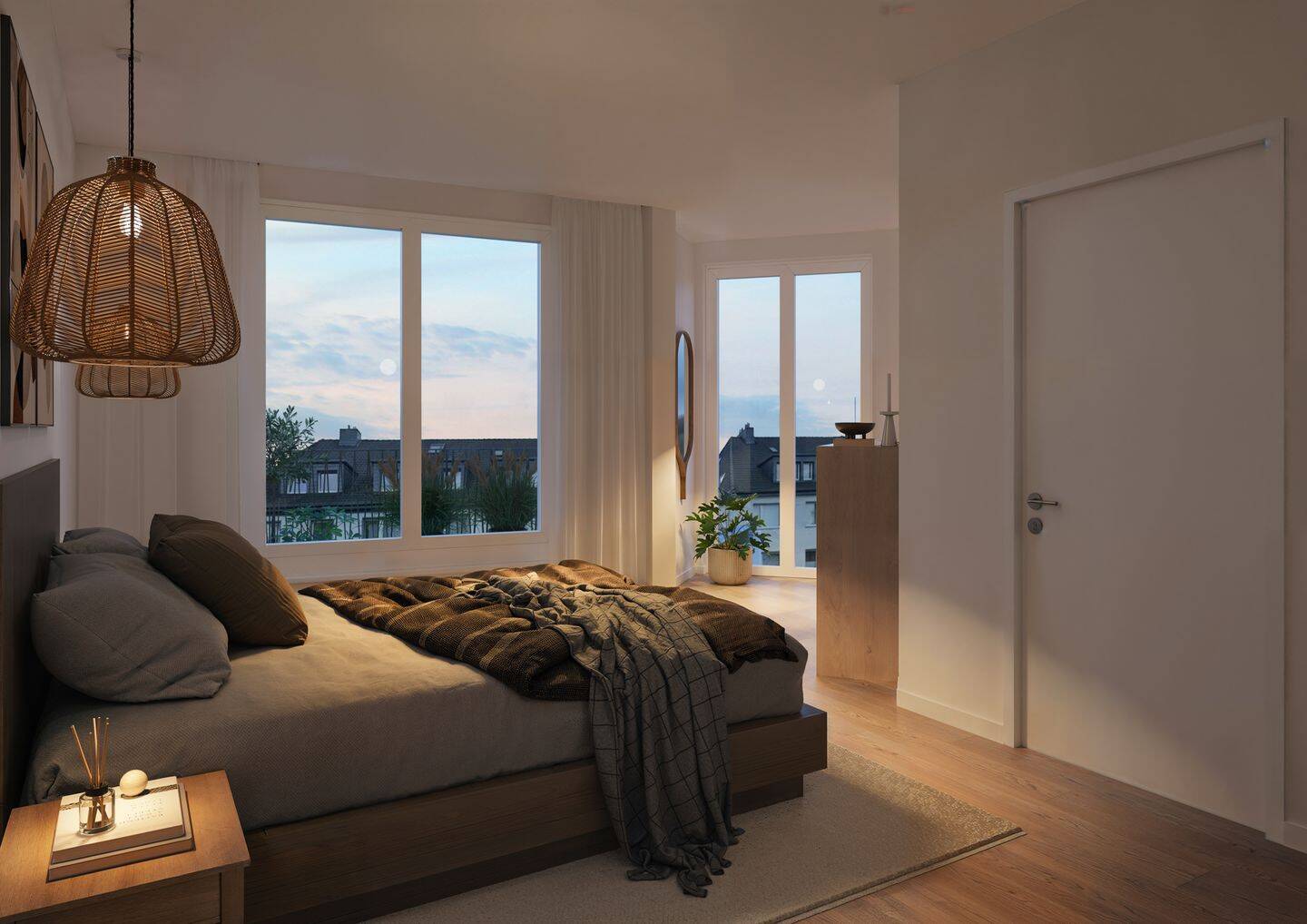 Solitär - Exklusives Penthouse auf ca. 204 m². Atemberaubende Aussichten und großzügige Terrassen. – Düsseldorf – Vorschaubild 4