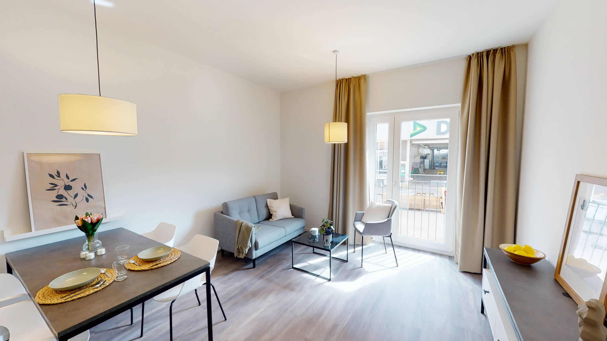 Alles drin! Möbliertes Apartment in Hammerbrook – Hamburg – Bild 1 von 9