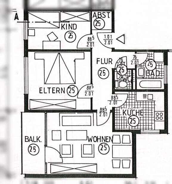 Vermietete 3-Zimmerwohnung in Nordholland - direkt gegenüber dem Park "der 4 Tore"! – Kassel – Vorschaubild 7