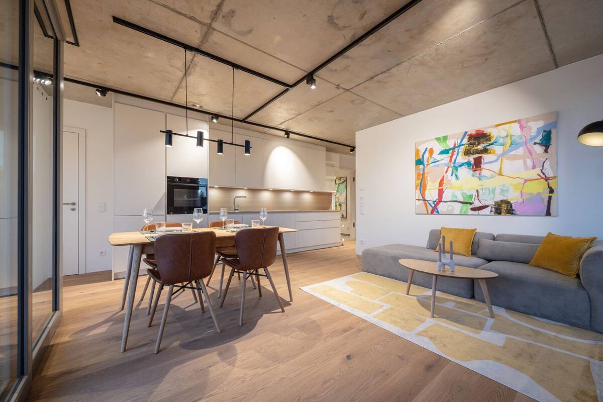 3-Zimmer-Neubauwohnung mit ca. 78 m², hochwertiger Ausstattung, Einbauküche & Ostbalkon in Rosenheim – 83024 Rosenheim – Bild 1 von 9