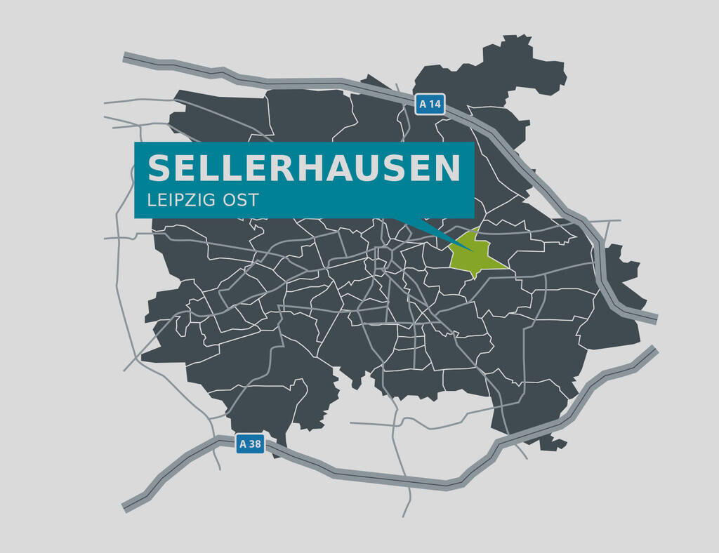3-Zimmerwohnung mit Dusche und Balkon Hochparterre – Leipzig – Vorschaubild 4