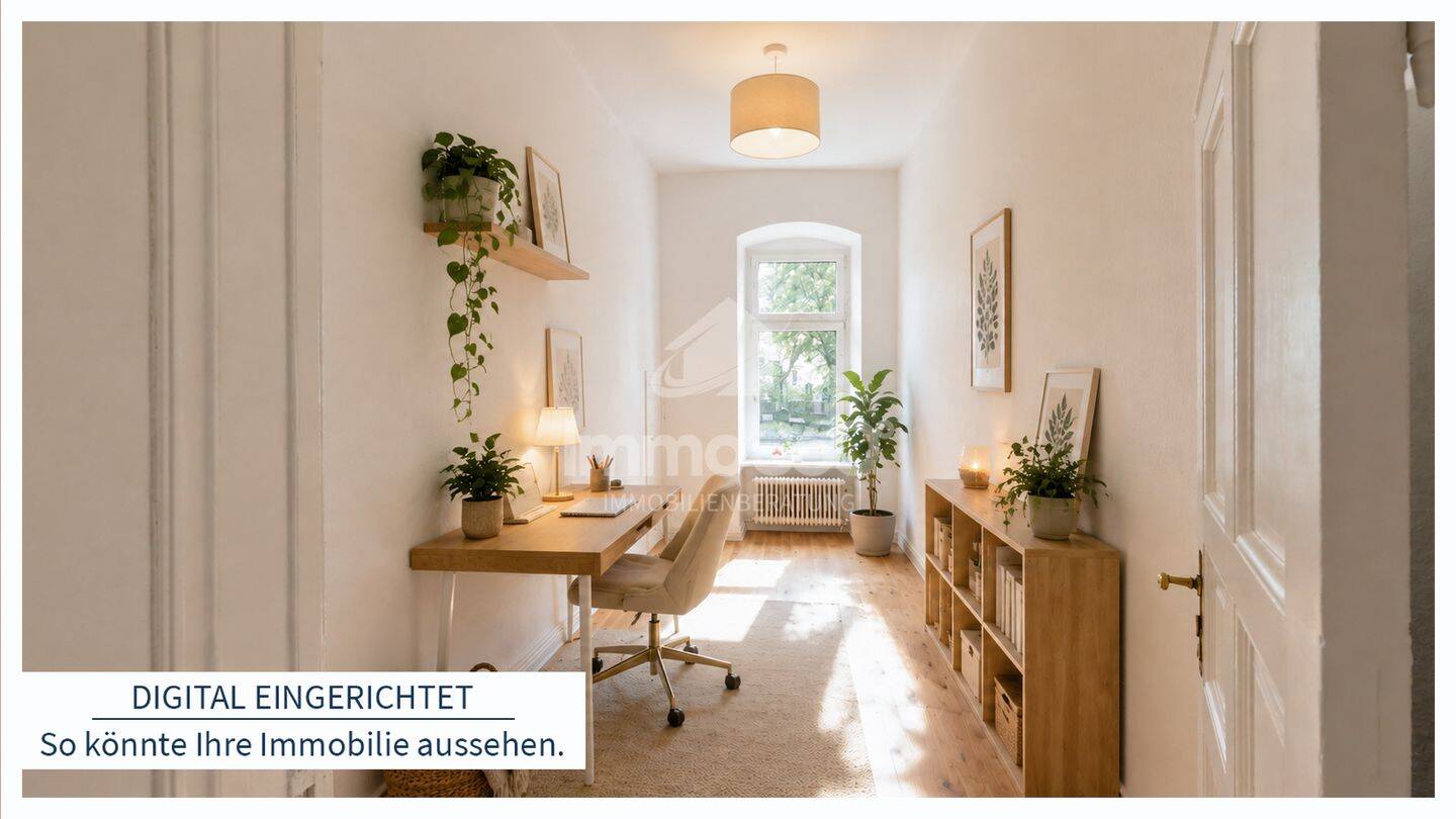 3-Zimmer-Altbauwohnung mit Eichenparkettboden – Berlin – Vorschaubild 4
