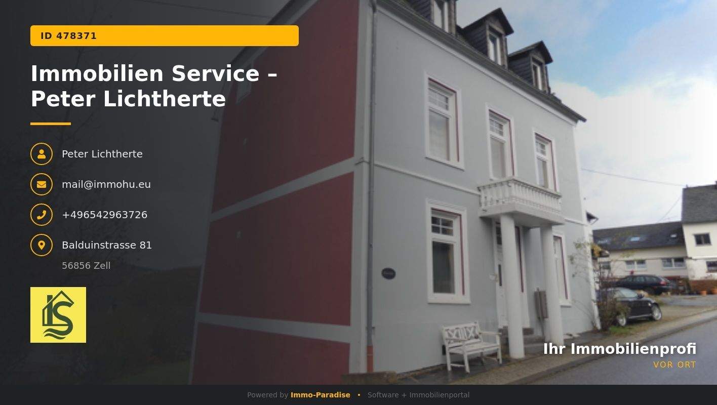 Renditeobjekt: 6-Apartmenthaus mit ca. 8 % Bruttorendite, in zentraler Lage in Altlay, nahe Flughafen Hahn und Zell – Altlay – Vorschaubild 2