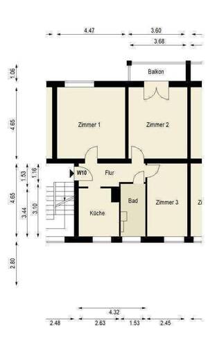Altbauwohnungen saniert oder auch unsaniert zum Sofortbezug / gr. Balkone / hohe Räume – 10247 Berlin – Vorschaubild 9