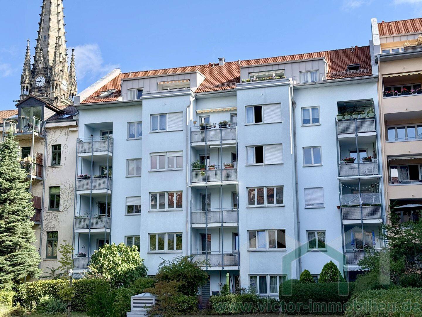 ** Zentrum-Süd: Möblierte 3-Zimmer-Whg. mit Dachterrasse und zwei Bädern ** – Leipzig – Vorschaubild 4