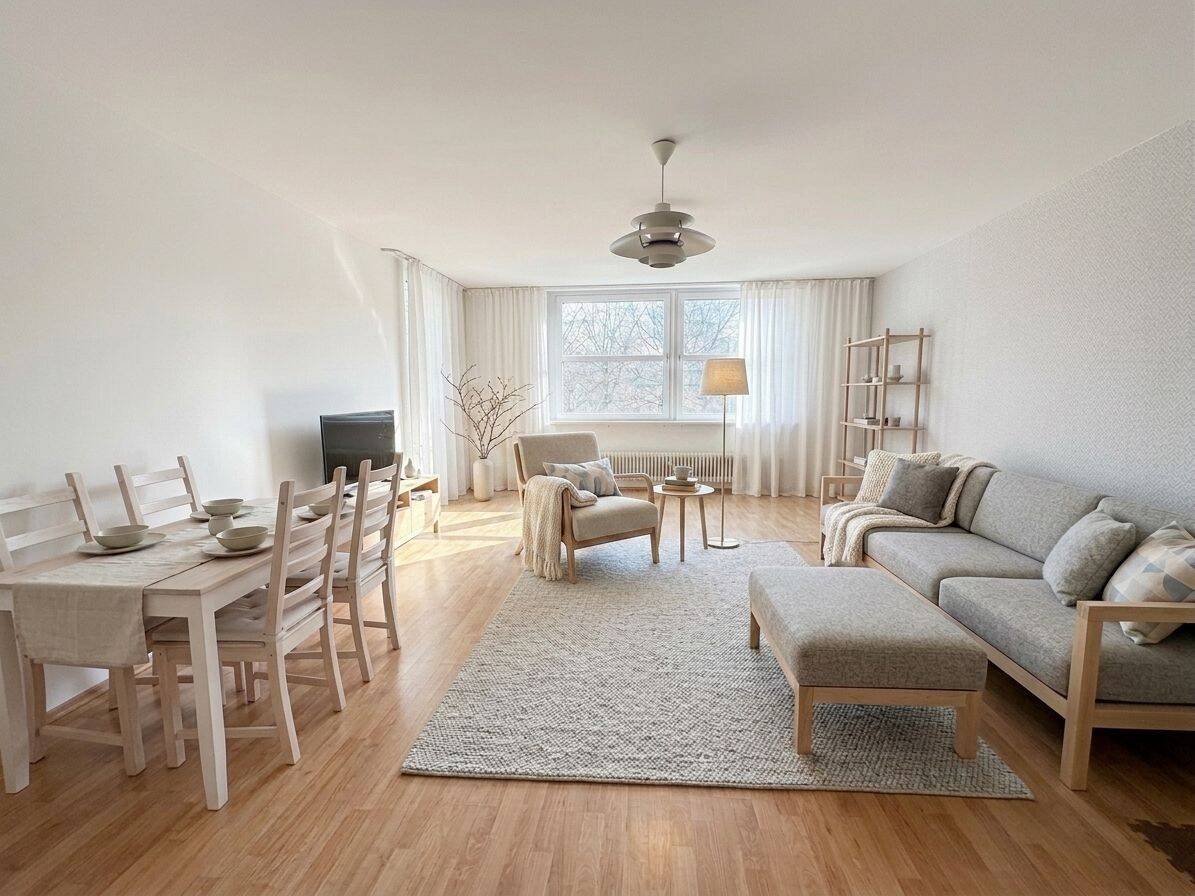 Schöne 4-Zimmer-Wohnung mit sonnigem Balkon und viel Raum zum Leben – München – Vorschaubild 3