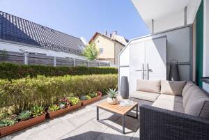 Vollmöbliertes 1-Zimmer-Apartment mit Südterrasse – 80807 München – Vorschaubild 9