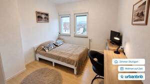 Möbliertes WG-Zimmer Stuttgart Ost - Wohnen auf Zeit ab 1 Monat – 70188 Stuttgart – Vorschaubild 1