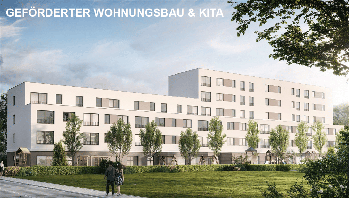 Geförderter Wohnraum (WBS 2), moderne 3-Zimmer Wohnung in ruhiger Lage
