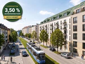 **SOMMERAKTION** Neubau: Stilvolle 2-Zimmer-Wohnung im 5. Obergeschoss