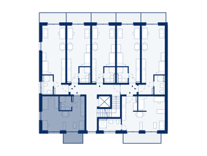 1-Zimmer-Apartment im 1.OG mit Balkon zur Hausdorffstraße (B08) – 53129 Bonn – Vorschaubild 5