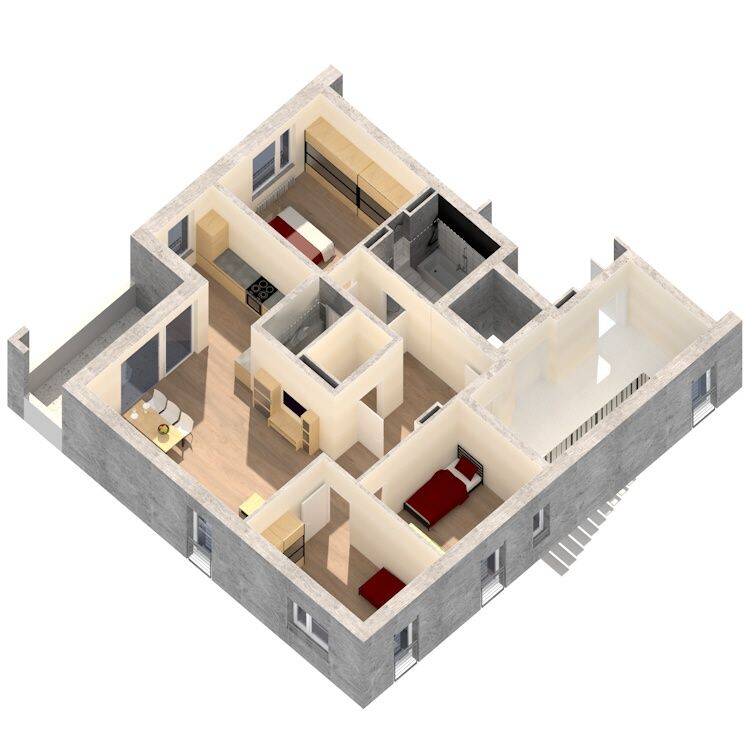 4-Zimmerwohnung in Grombühl – Würzburg – Vorschaubild 3