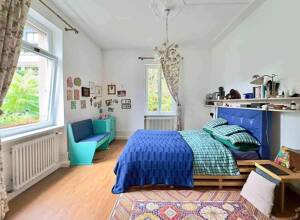 Moderne 5-ZW + 97qm + FR-Günterstal + Gründerzeithaus + bezugsfrei + neue Böden, Elektrik, Bad, Fenster + PV-Anlage + zzgl. Gartenhs + ApfelbaumGarten – 79100 Freiburg im Breisgau – Vorschaubild 4