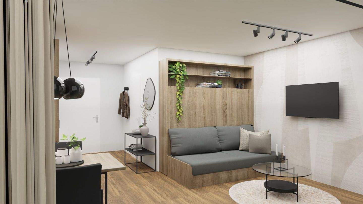 Vollausgestattete 1-Zimmer-Apartments für Studenten in Ulm – Ulm – Vorschaubild 2