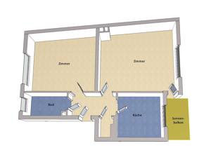 IMMOBERLIN.DE - Ideal ausgerichtet! Helle Wohnung mit Westbalkon in behaglicher Lage – 13585 Berlin – Vorschaubild 8