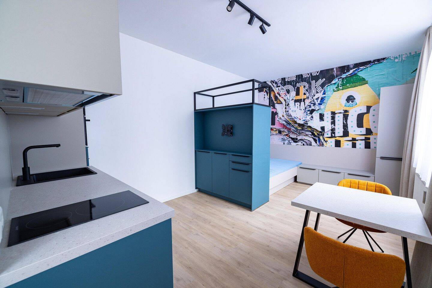 Charmante vollmöblierte 1-Zimmer-Neubauwohnung im 2. OG WE 27 – Nürnberg – Vorschaubild 3