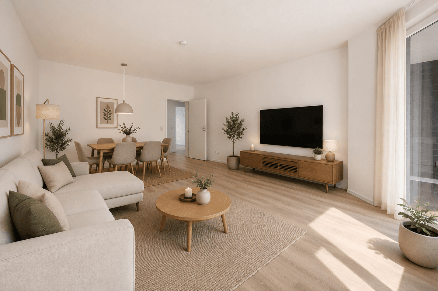Moderne 4-Zimmer-Wohnung mit Balkon und Tiefgarage im beliebten Oberbilk – Düsseldorf – Vorschaubild 2