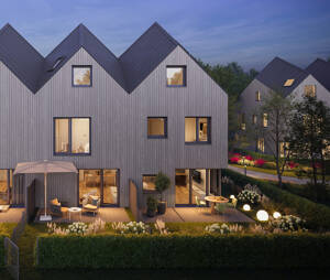Großzügiges Reiheneckhaus für Familien mit moderner Architektur