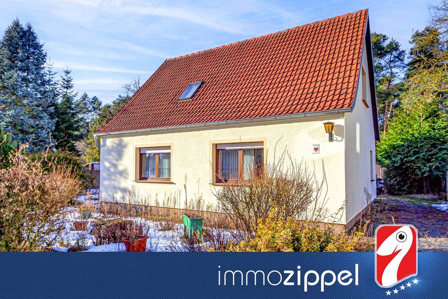 Wohnen am Waldrand in Hohenbucko: EFH, 3 Zi., 2 Bäder, Kü.,Terrasse, Nebengebäude, 2.460 m² Grdstck. – Hohenbucko – Bild 1 von 9