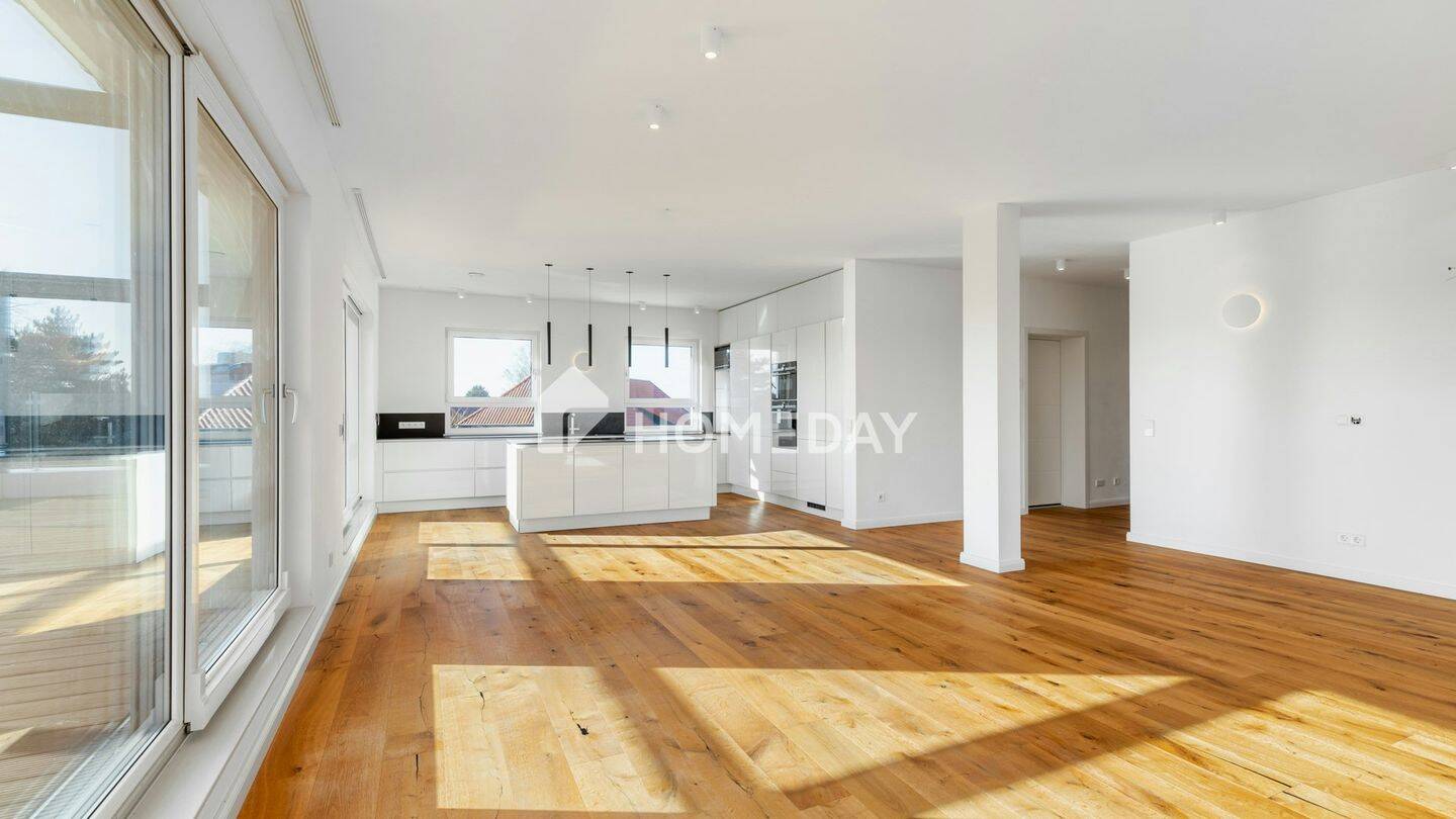 Exklusives Penthouse mit drei Dachterrassen - stilvolle Großzügigkeit in naturnaher Bestlage