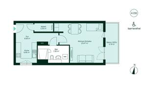 Barrierefreie Eigentumswohnung mit Balkon und Keller – 40597 Düsseldorf – Vorschaubild 4