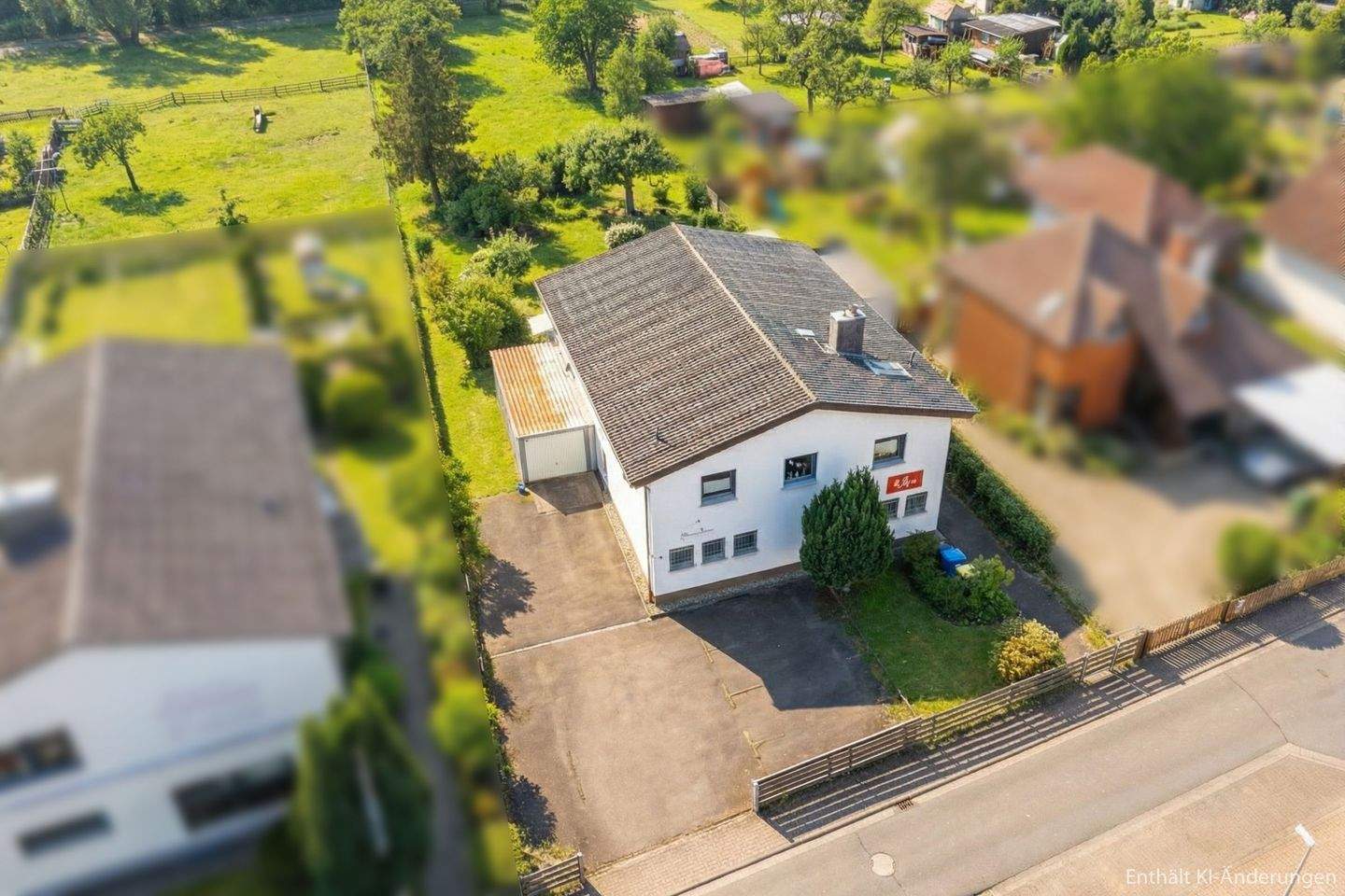 Reserviert: Wohnen und Arbeiten unter einem Dach: 278 m² Gesamtfläche am Ortsrand von Kirchhain – Kirchhain – Bild 1 von 9