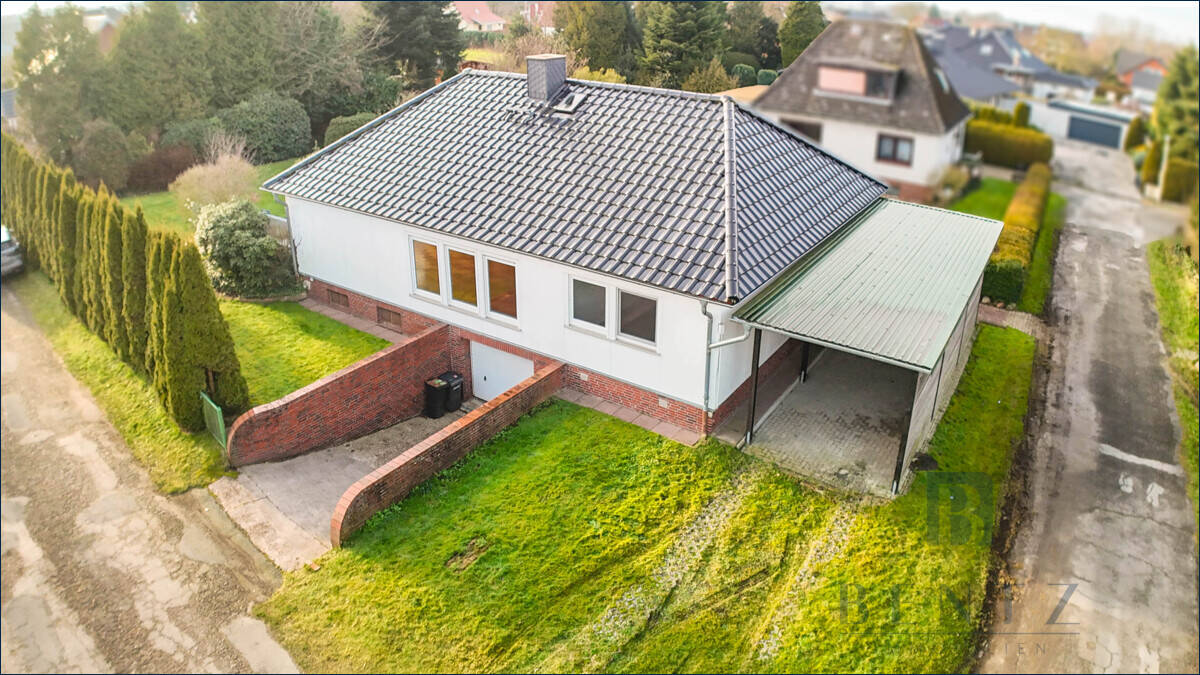 Moderner Bungalow mit Tiefgarage und Carport – Geestland – Bild 1 von 9