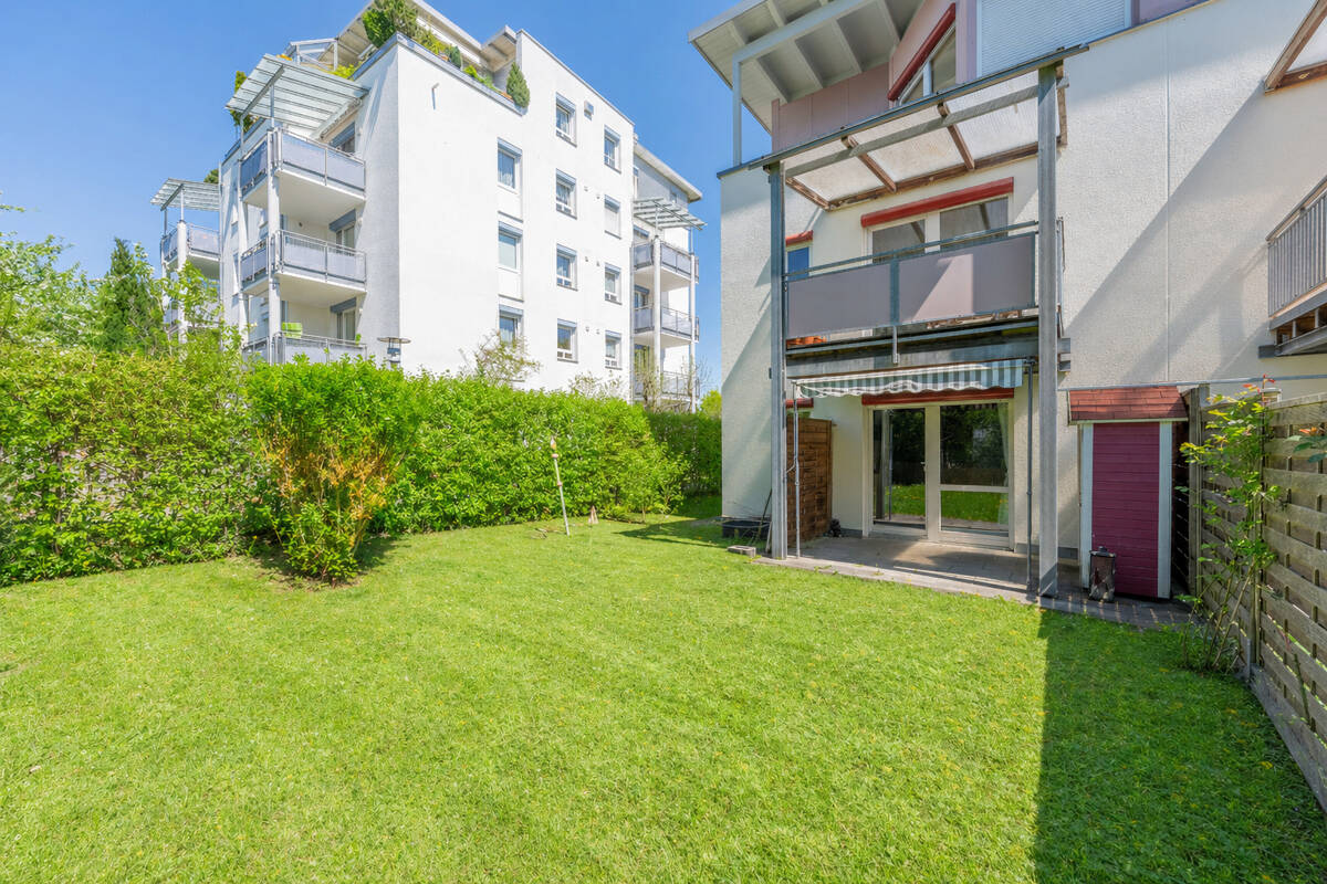 Charmante 2-Zimmer-Terrassenwohnung mit eigenem Garten in gefragter Ravensburger Weststadt – 88213 Ravensburg – Bild 1 von 9