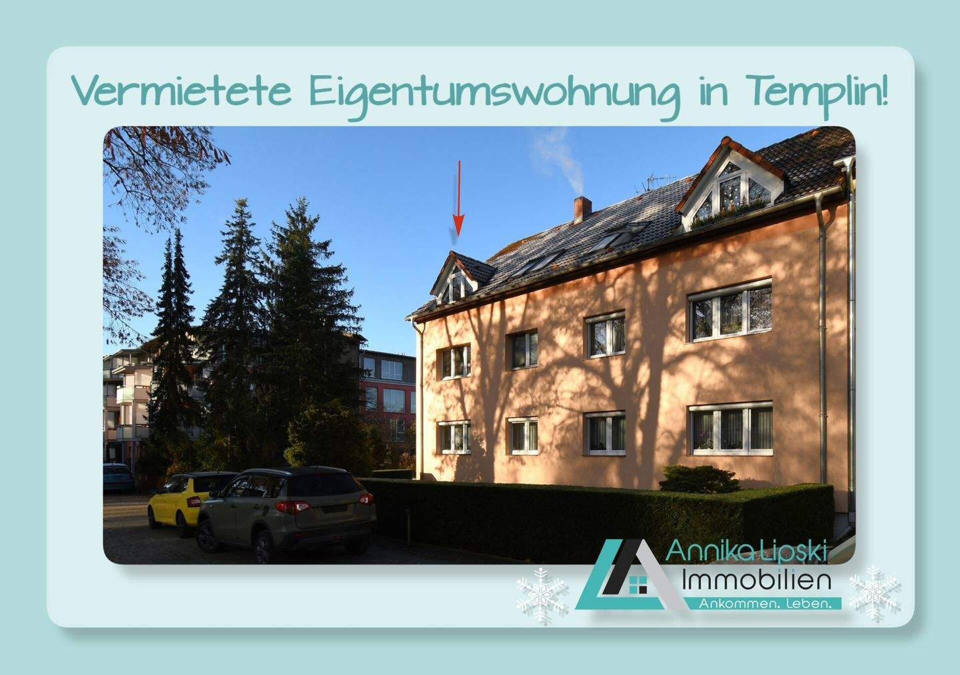 Dachgeschosswohnung in 17268 Templin mit 55,12 m² kaufen