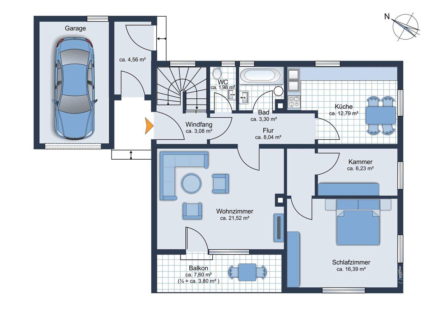 Großes Grundstück mit ca. 1.121 m² und Altbestand – Vaterstetten – Vorschaubild 9