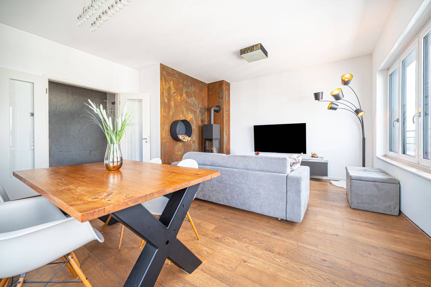 ?? Urbanes Neubau-Penthouse in Friedrichshain - Helle 3 Zi Whg mit 2 Blk, Aufzug, Kamin & Tiefgarage – Berlin – Vorschaubild 5