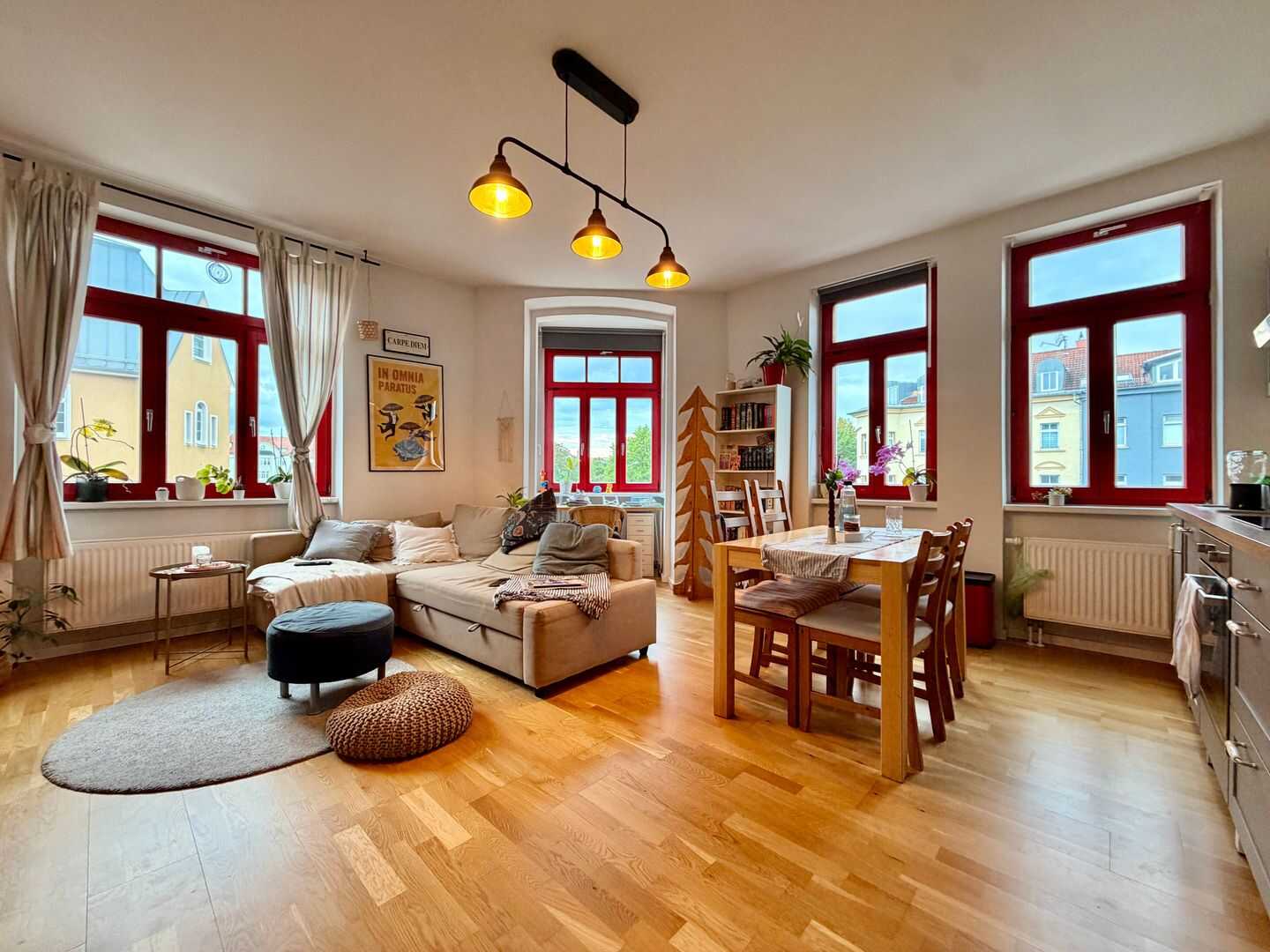 Geräumige 3-Raum-Wohnung mit Tageslichtbad