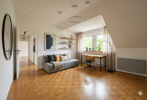 Heller 2,5-Raum-DG-Traum: Südwest-Hoflage, Parkett, neue Heizung & 67 m² Spitzboden-Ausbaureserve! – 45276 Essen – Vorschaubild 4
