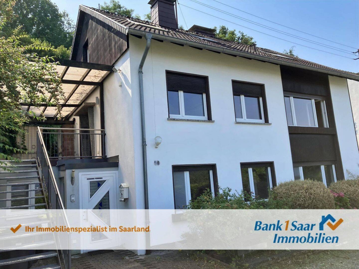 Freistehendes Einfamilienhaus mit Einliegerwohnung und herrlichem Weitblick in Saarbrücken-Güdingen